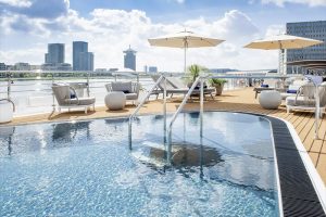Thumbnail of Pool side view of Blue Danube
