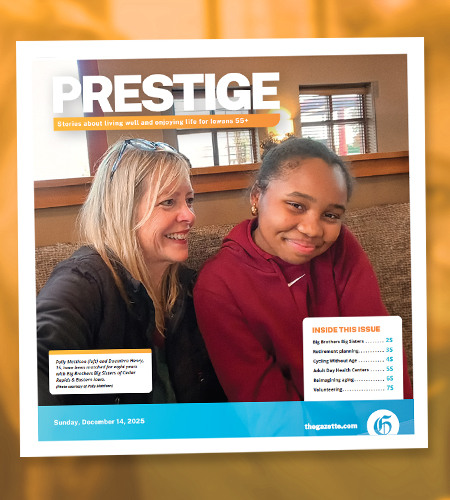 Prestige special section in The Gazette, Cedar Rapids, IA